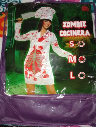 Disfraz de Zombie Cocinera
