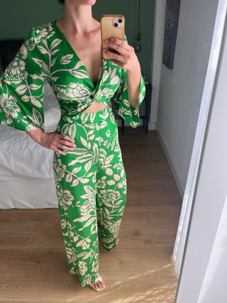Mono Estampado Verde Talla XS