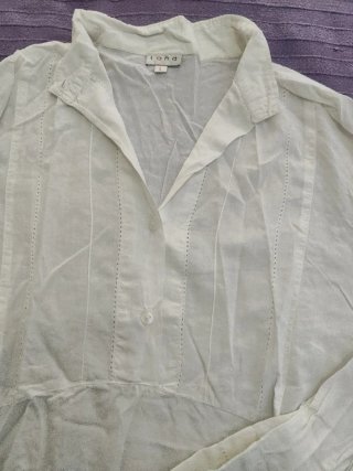 Blusa Blanca Taha Talla L