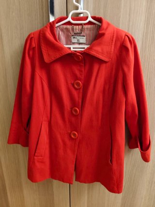 Cazadora Roja de Mujer Talla XL
