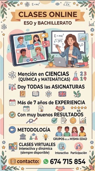 Clases Particulares ESO y Bachillerato