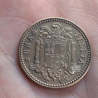 Moneda 1 Peseta 1947 Estrella 53