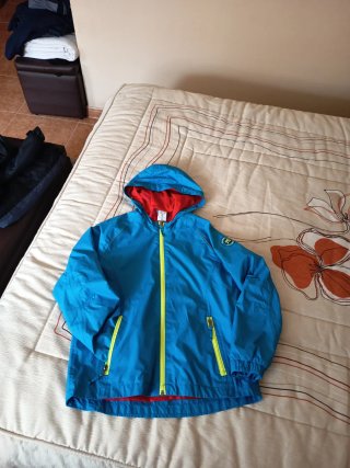 Chaqueta cortavientos Azul Talla 11-12
