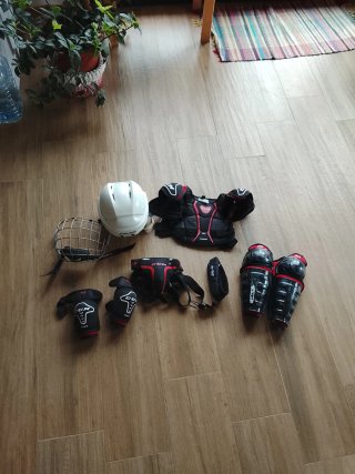 Set de Protecciones Hockey Hielo Infantil