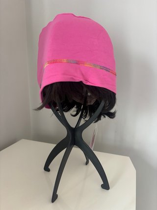 Gorro oncológico rosa