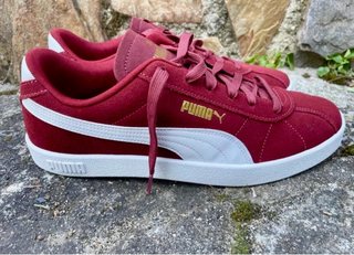 Zapatillas Puma Club II Rojas y Blancas