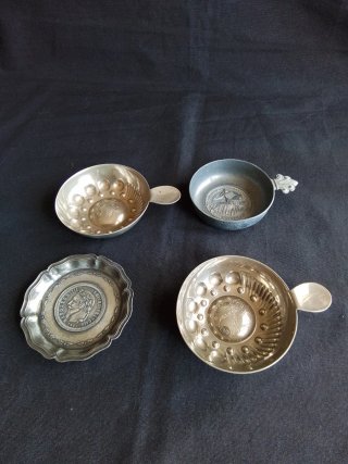 Set de 4 Ceniceros Antiguos