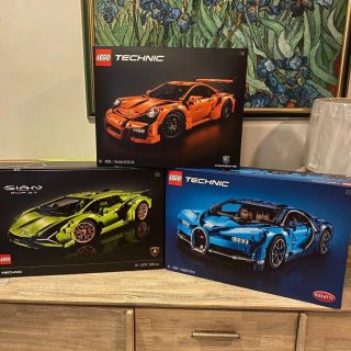 3 LEGO Technic Coches (precio por unidad)