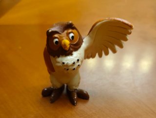 Figura Coleccionable Vintage Búho Disney
