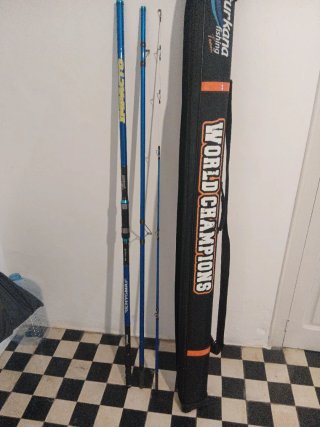 1Cañas de Pescar Surfcasting con Funda