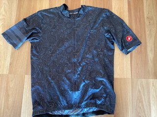 Maillot Castelli Maison Manga Corta Azul