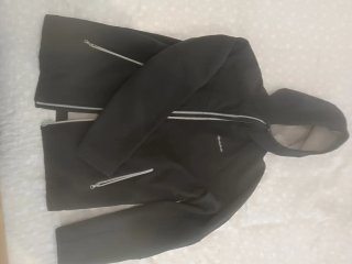 Cortavientos Quechua Negro Talla 14 Años