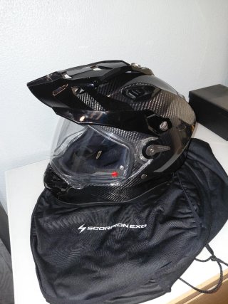 Casco de Moto Scorpion Exo adf 9000 carbono