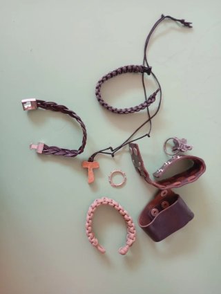 Set di 6 bracciali misti