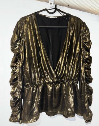 Blusa Dorada Zara