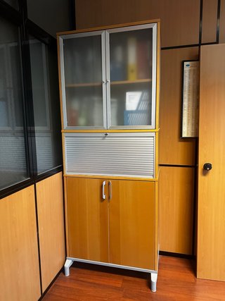 Armario de Oficina con Puertas y Persiana