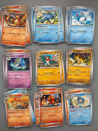 Lote de cartas Pokémon