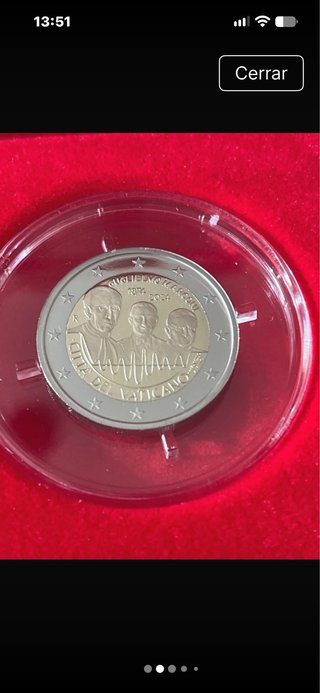 Moneda 2€ Vaticano 2024 Marconi Proof