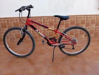Bicicleta de Montaña Roja