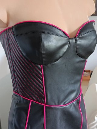 Vestido Halloween efecto piel