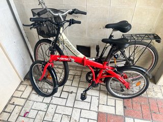 Bicicleta Plegable Roja Wayscral