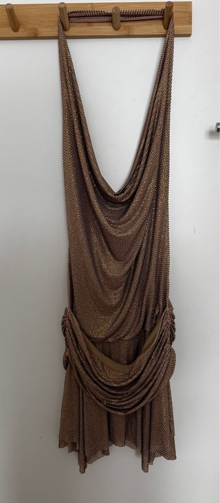 Vestido Zara Dorado