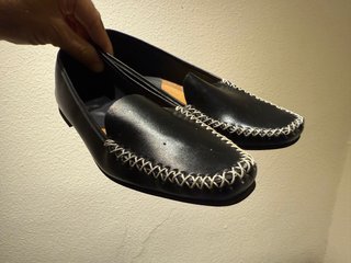 Mocasines Negros de Mujer Miden 24 cm