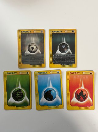 Lotto 5 Carte Energia Pokémon Expedition