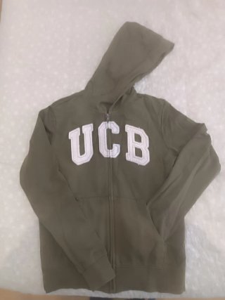 Sudadera con cremallera Benetton verde