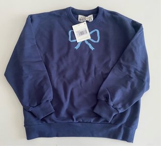 Sudadera Azul con Lazo The Tiny Big Sister