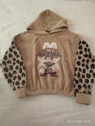 Sudadera con Capucha Labubu para Niña