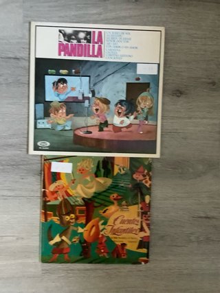 Lote de 4 Discos de Vinilo Pop e Infantiles