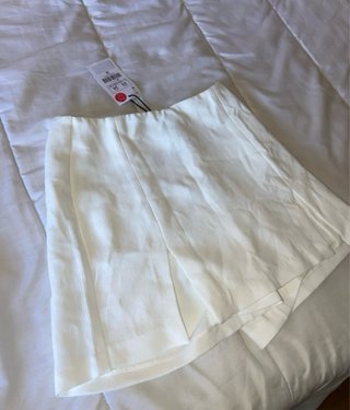 Falda-pantalón blanca