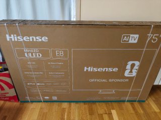 TV Hisense 75 Mini-LED ULED E8 Series