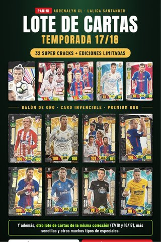Lote Cartas Adrenalyn XL 17-18