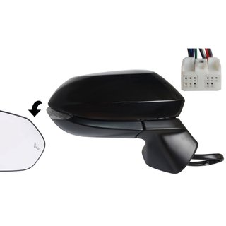 Retrovisor Derecho Elect Imprimada Convexo, Termico, Abatible Electricamente, Con Intermitente, Con Sensores De Angulo