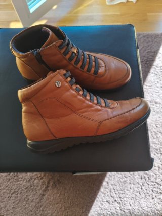 Botines de piel color camel mujer! Muy cómodos