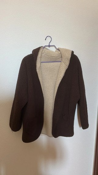 Chaqueta de borreguito reversible