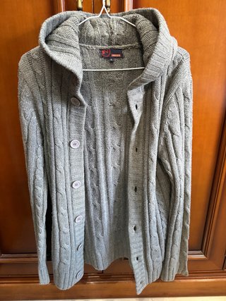 Jersey con capucha Inside gris talla L