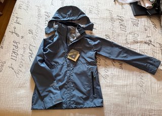 Cortavientos chubasquero  Columbia Azul