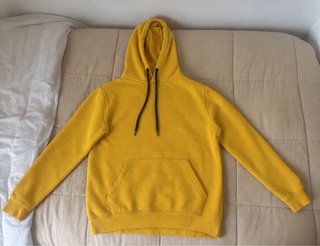 Sudadera Amarilla Mostaza con Capucha