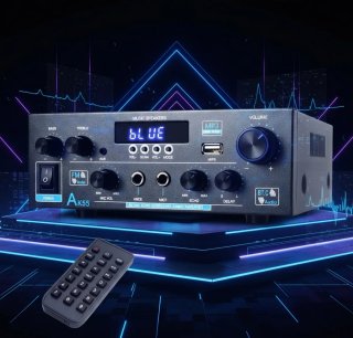 Amplificador Audio AK55 Bluetooth 900W + Radio+USB