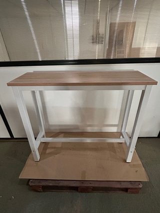 Mesa alta auxiliar tipo consola