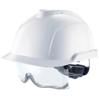 Casco de Obra con Visor Integrado