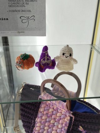 Set de 3 Llaveros Tejidos a Mano
