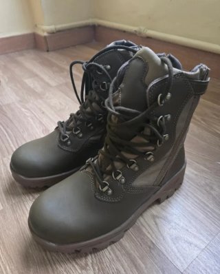 Botas Militares Color Verde Oliva