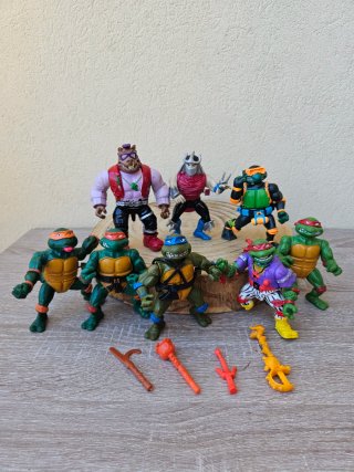 Figuras Vintage TMNT Tartarugas Ninja