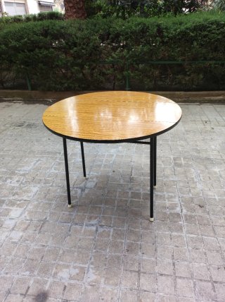 Mesa de Cocina Vintage Redonda