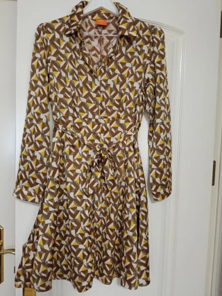 Vestido Estampado Geométrico