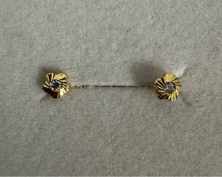 Pendientes de Oro 18k para Bebé recién nacida-1